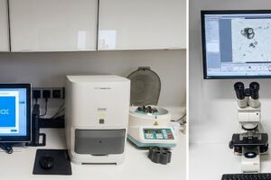 Modernste Technik im In-House-Labor der Tierarztpraxis Dr. Loch in Viersen